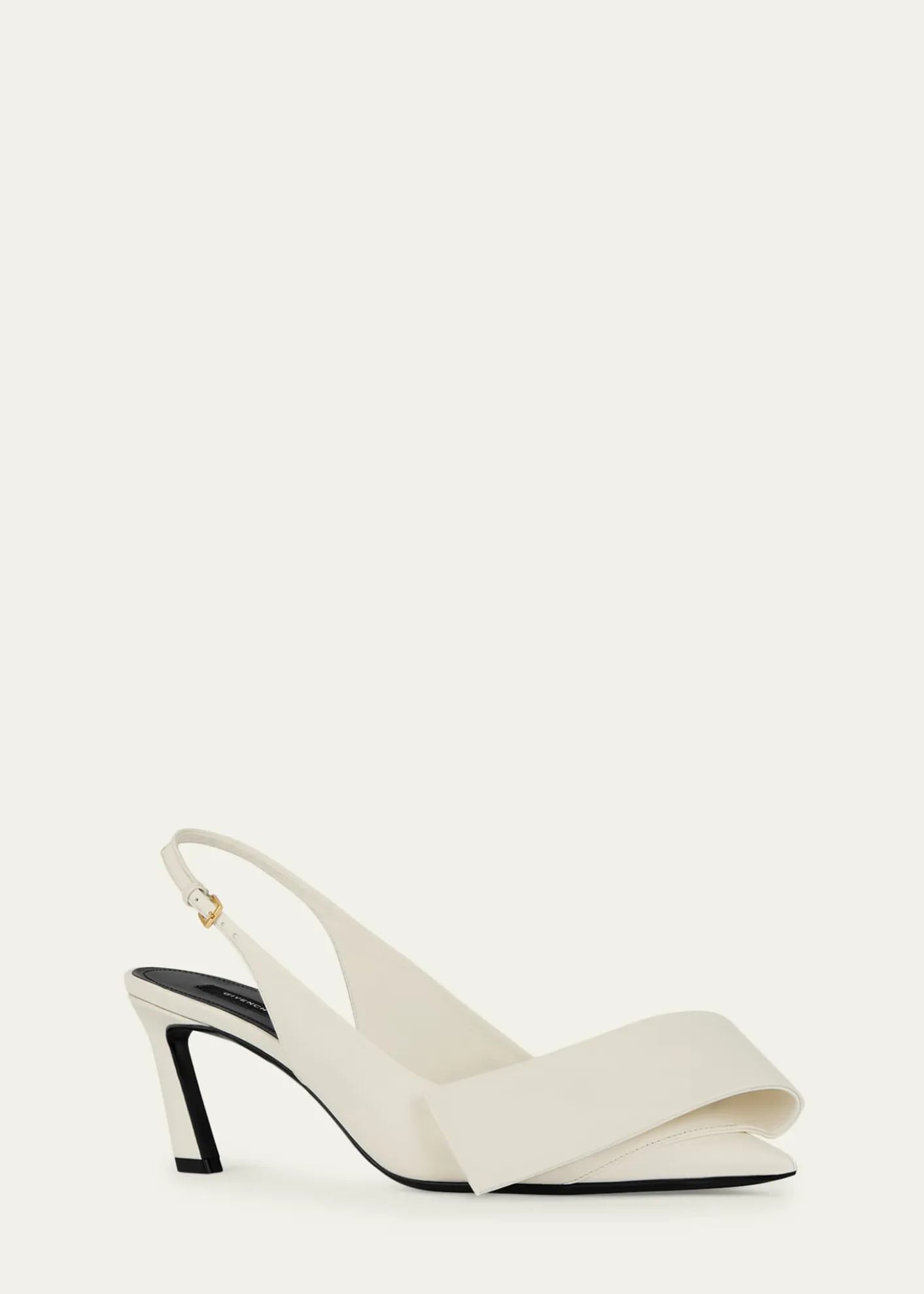 THIS ITEM IS NOT AVAILABLE.Givenchy65mm Twist Leather Slingback Pumps