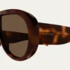 THIS ITEM IS NOT AVAILABLE.Gucci99mm Acetate Shield Sunglasses