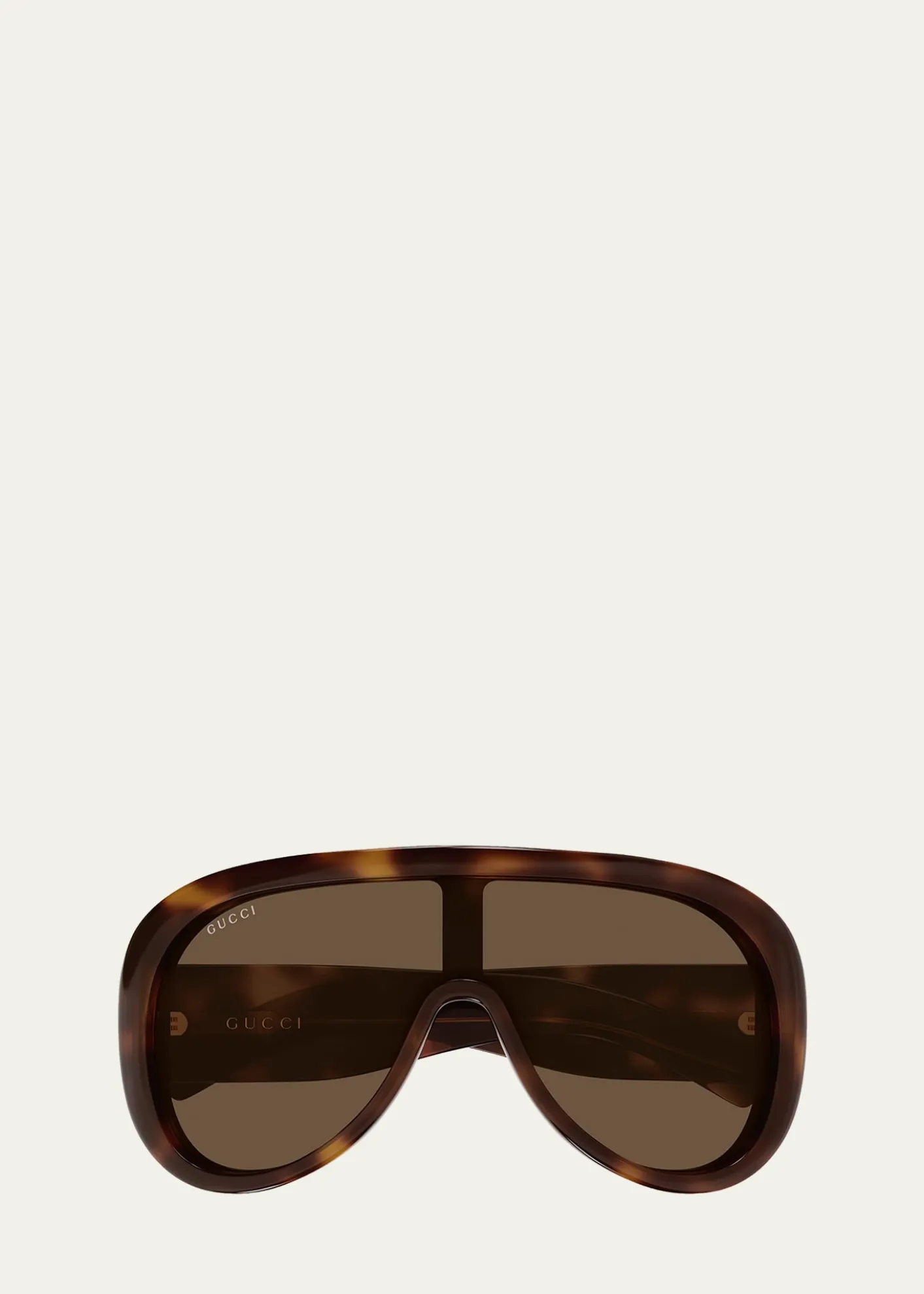 THIS ITEM IS NOT AVAILABLE.Gucci99mm Acetate Shield Sunglasses