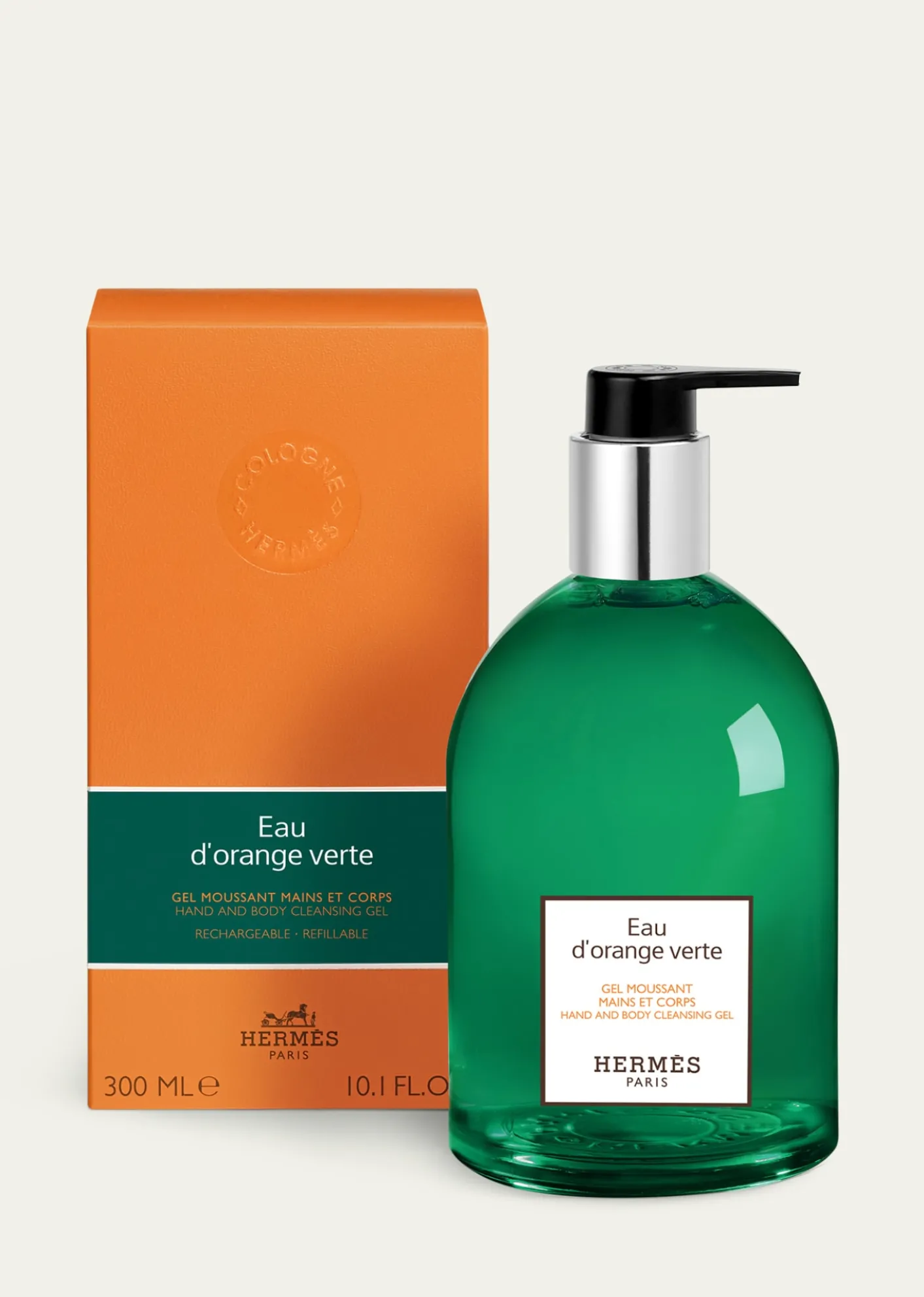 THIS ITEM IS NOT AVAILABLE.HermesEau D'orange Verte Hand and Body Cleansing Gel, 10.1 oz.