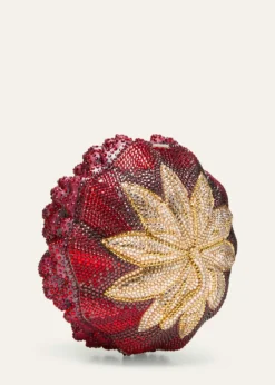 THIS ITEM IS NOT AVAILABLE.Judith Leiber CouturePeony Flame Crystal Clutch Bag