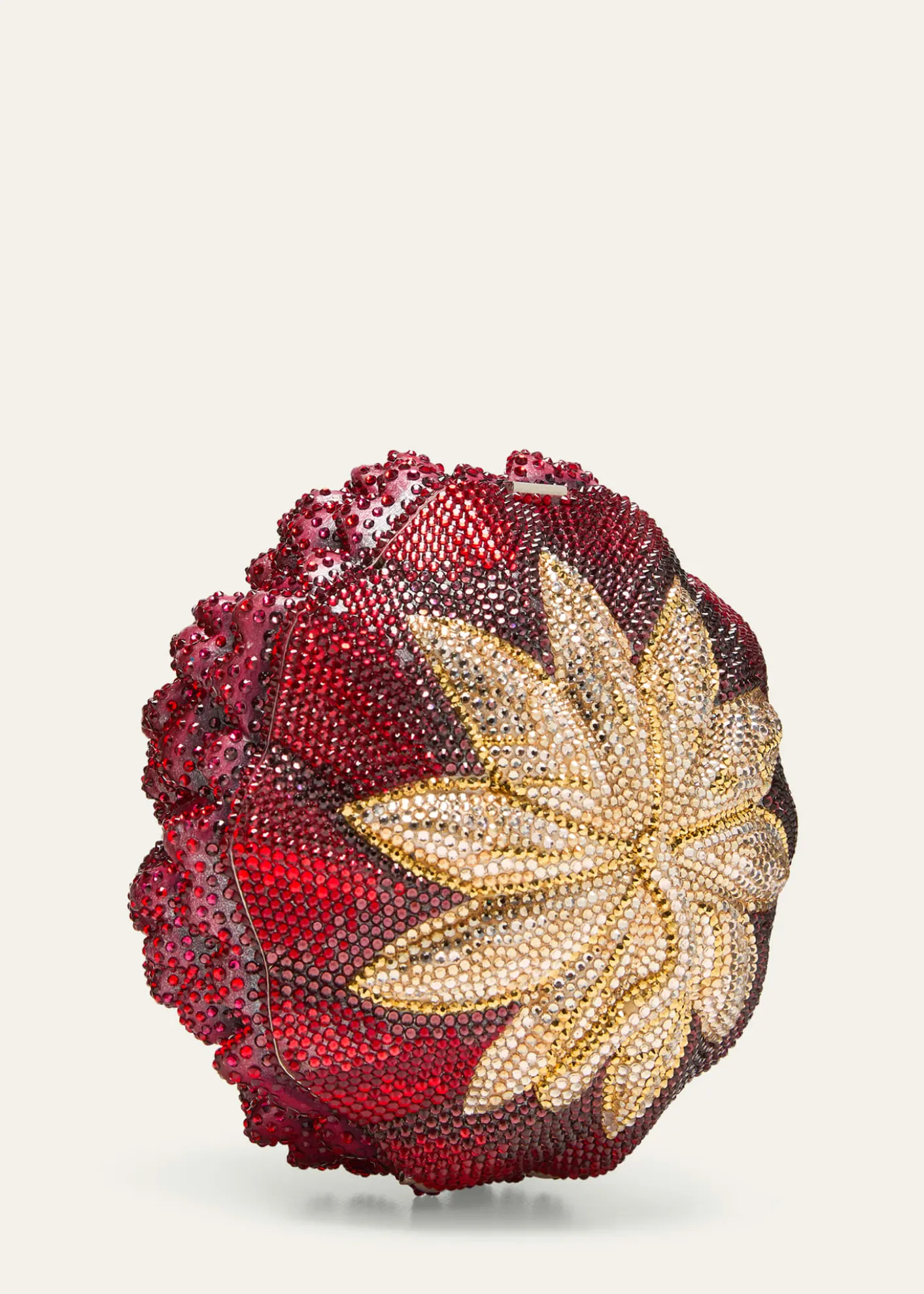 THIS ITEM IS NOT AVAILABLE.Judith Leiber CouturePeony Flame Crystal Clutch Bag