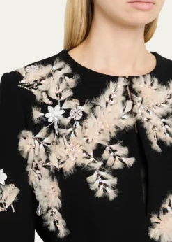 THIS ITEM IS NOT AVAILABLE.LibertineWhispering Blooms Belted Wrap Jacket