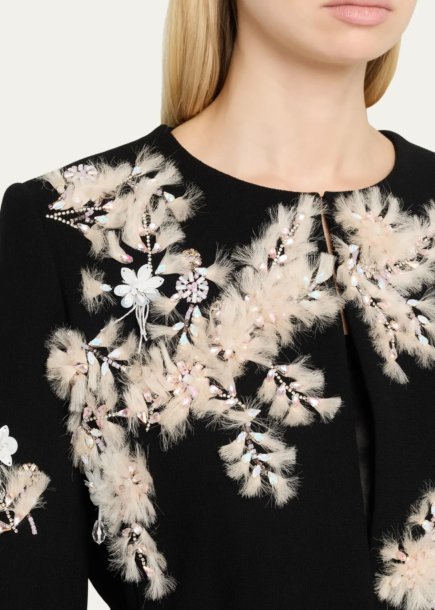 THIS ITEM IS NOT AVAILABLE.LibertineWhispering Blooms Belted Wrap Jacket
