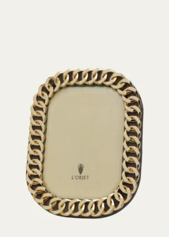 THIS ITEM IS NOT AVAILABLE.L'ObjetCuban Link Picture Frame, 8" x 10"