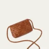 THIS ITEM IS NOT AVAILABLE.Loeffler RandallMini Woven Buffalo Leather Crossbody Bag