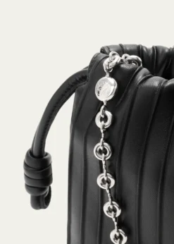 THIS ITEM IS NOT AVAILABLE.LoeweFlamenco Pleated Shoulder Bag in Napa Leather