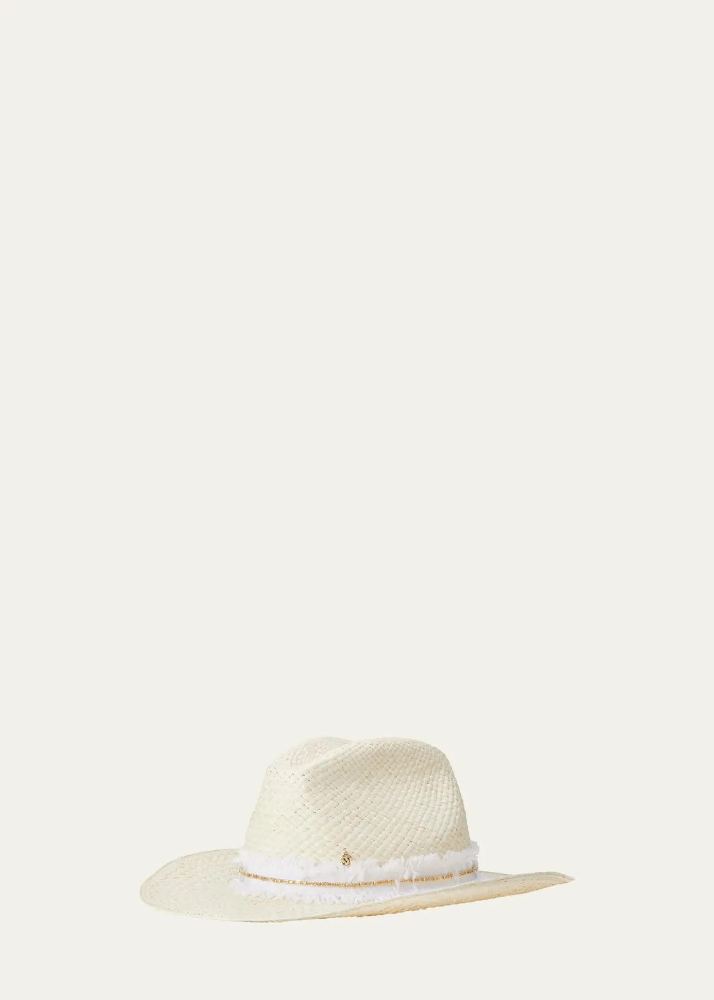 THIS ITEM IS NOT AVAILABLE.Maison MichelAustin Denim Strass Straw Cowboy Hat