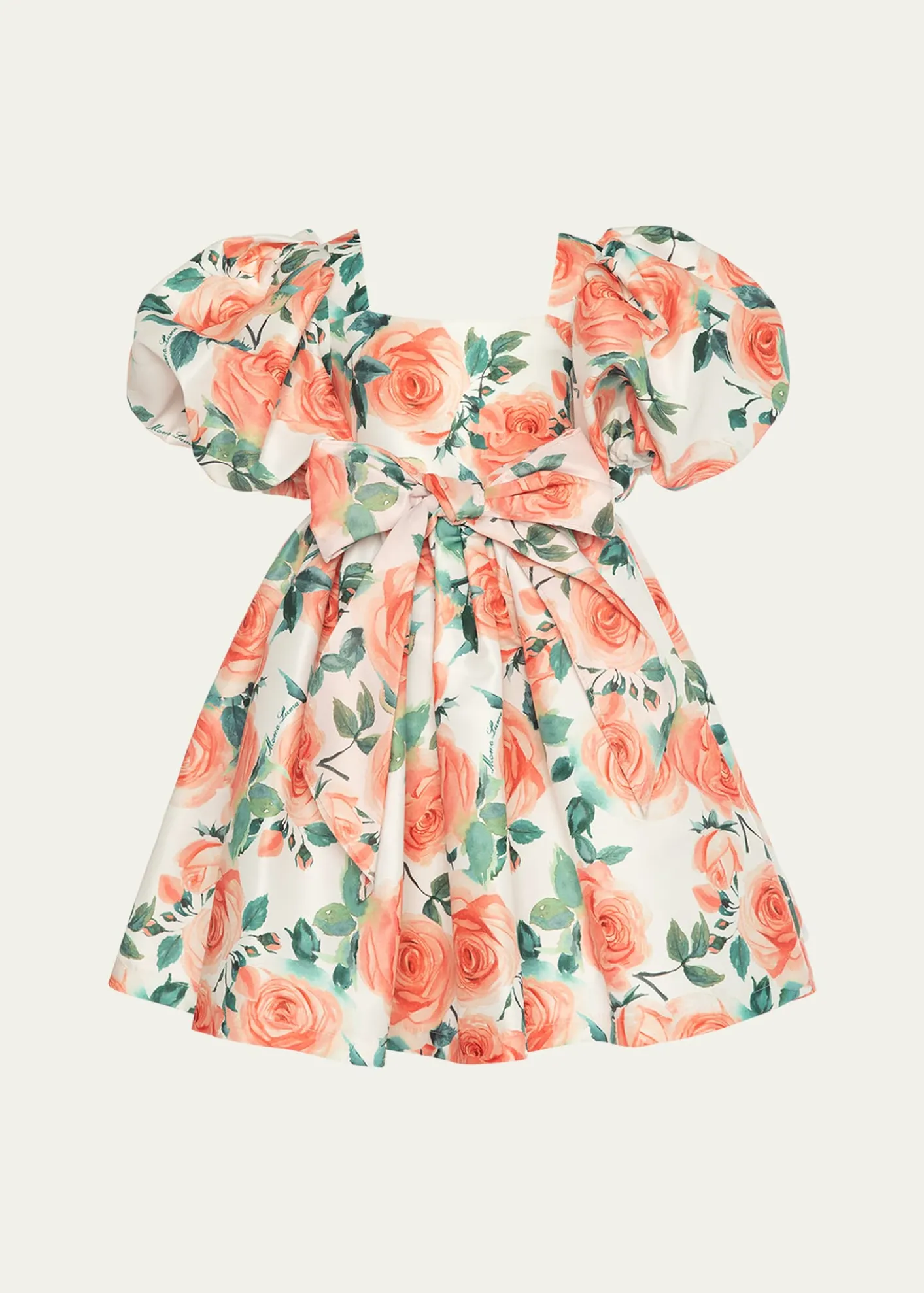 THIS ITEM IS NOT AVAILABLE.Mama LumaGirl's Rose Balloon-Sleeve Dress, SIze 3T-12