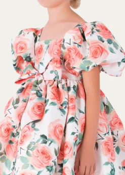 THIS ITEM IS NOT AVAILABLE.Mama LumaGirl's Rose Balloon-Sleeve Dress, SIze 3T-12