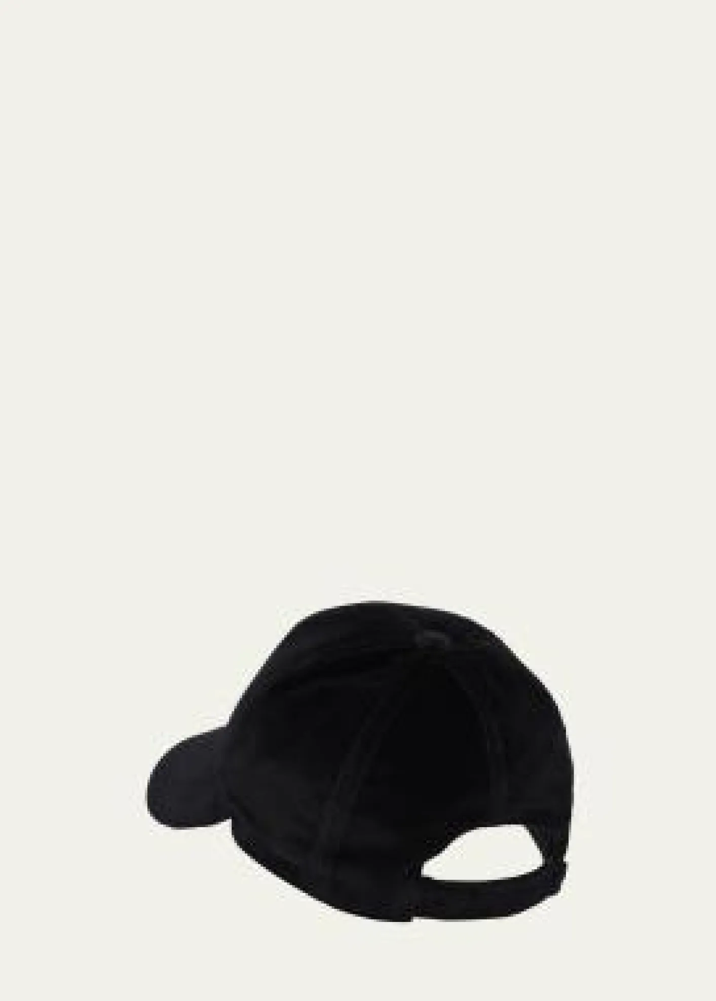 THIS ITEM IS NOT AVAILABLE.Miu MiuVelvet Logo Baseball Cap