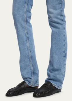 THIS ITEM IS NOT AVAILABLE.Saint LaurentLe Loafer Leather Penny Loafer Mules