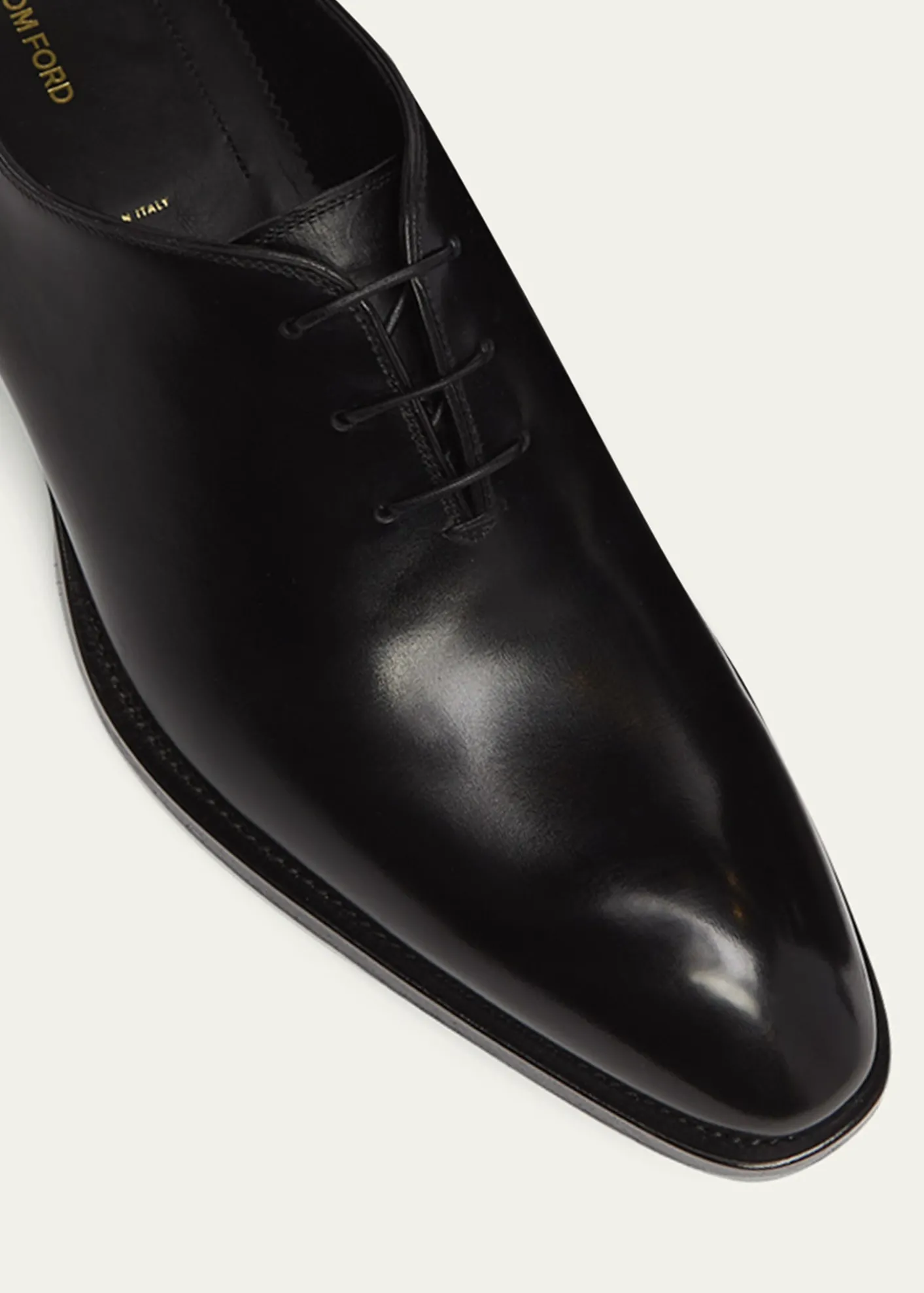 THIS ITEM IS NOT AVAILABLE.TOM FORDMen's Burnished Leather Oxfords