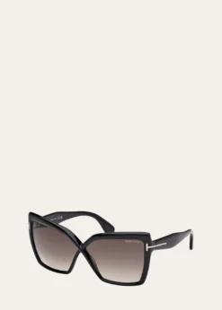 THIS ITEM IS NOT AVAILABLE.TOM FORDFiore Acetate Butterfly Sunglasses