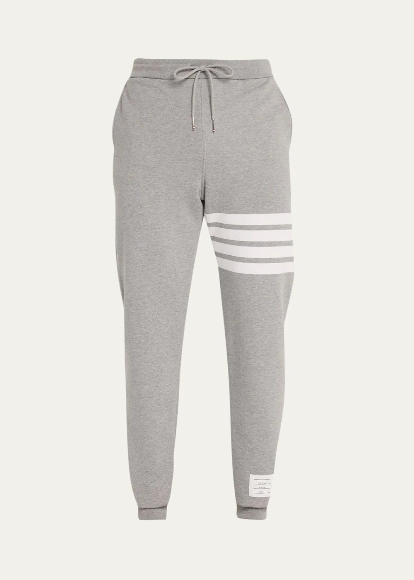 Thom BrowneMen's Classic Drawstring Sweatpants with Stripe Detail