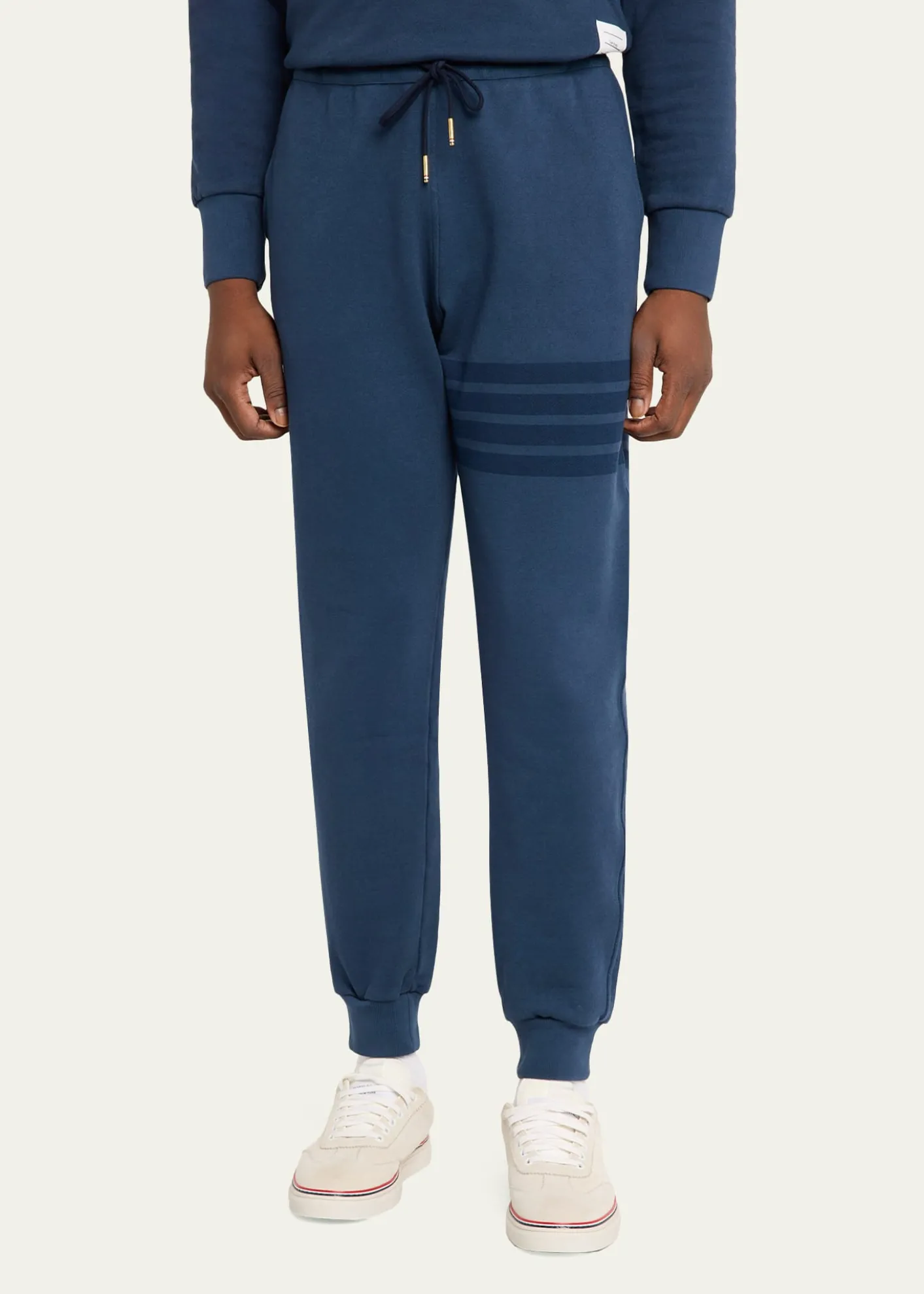Thom BrowneMen's 4-Bar Cotton Sweatpants
