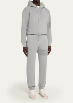Thom BrowneMen's 4-Bar Cotton Sweatpants
