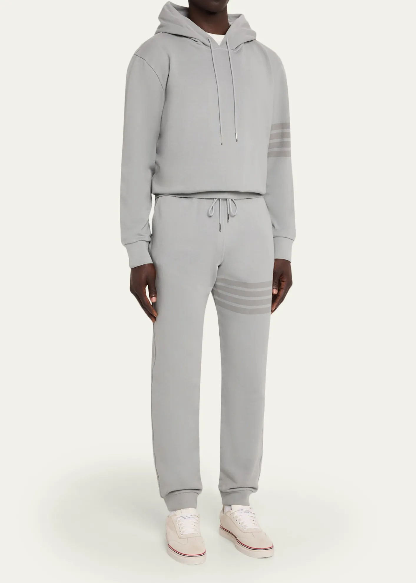 Thom BrowneMen's 4-Bar Cotton Sweatpants