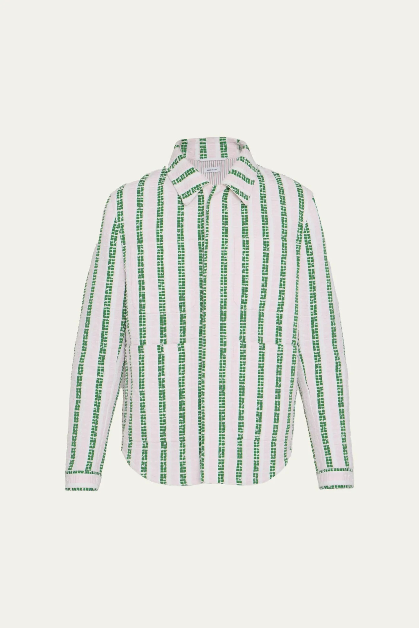 Thom BrowneMen's Rep Stripe Poplin Oversized Overshirt