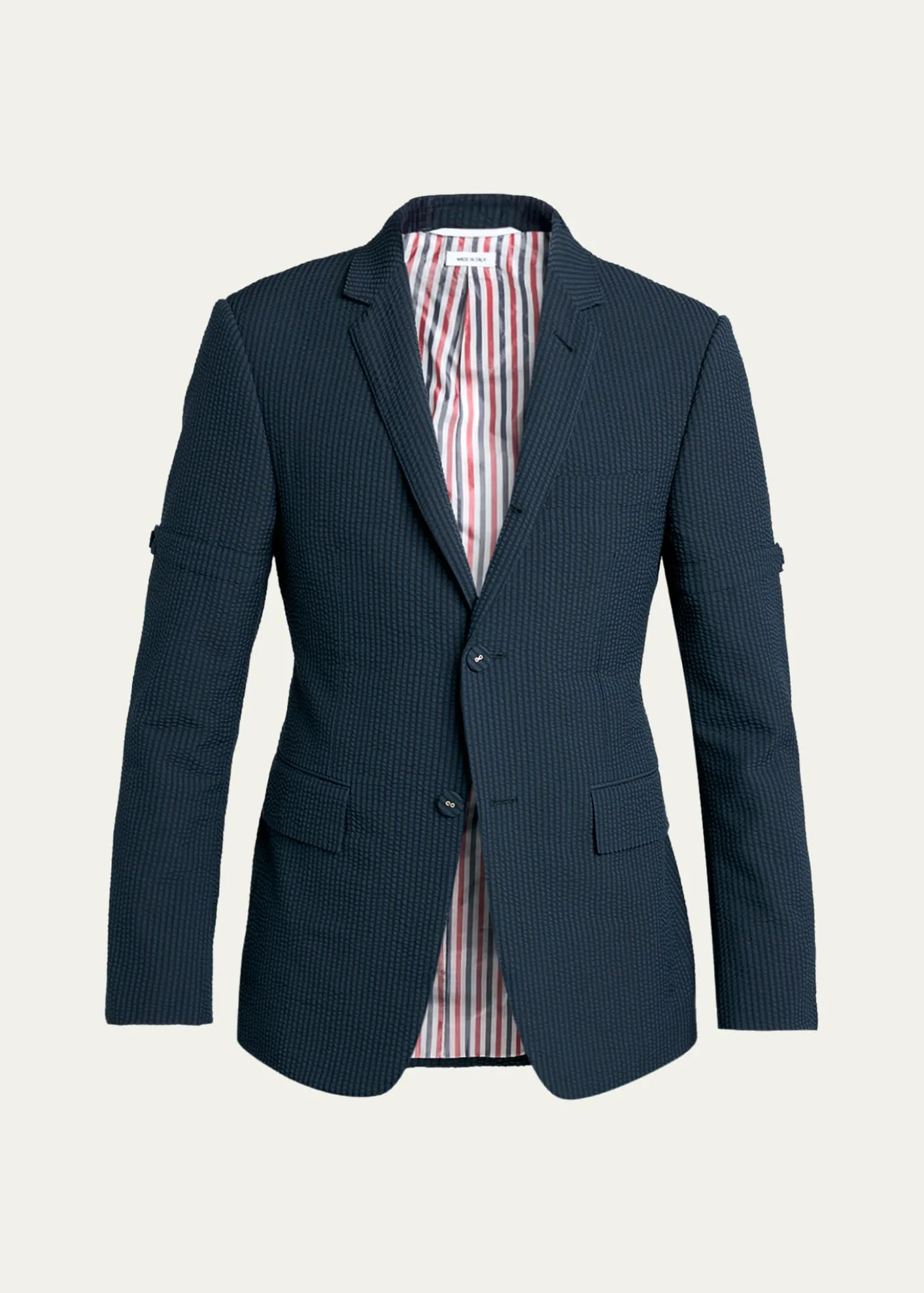 Thom BrowneMen's Wool Seersucker Single-Breasted Sport Coat