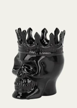Thompson FerrierBlack Dants Skull Candle, 23.3 oz. - Secret Sucre Scent