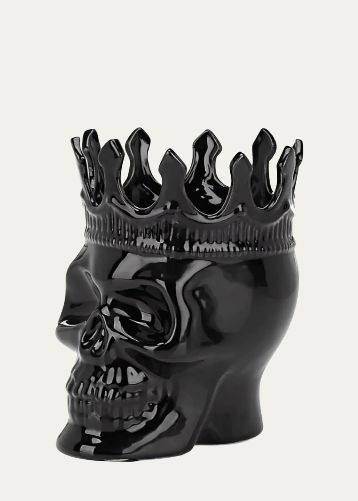 Thompson FerrierBlack Dants Skull Candle, 23.3 oz. - Secret Sucre Scent