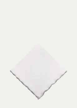 Tina Chen DesignsSilver Lettuce Edge Napkin