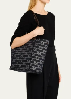 Tod'sChain-Link Denim Top-Handle Bag