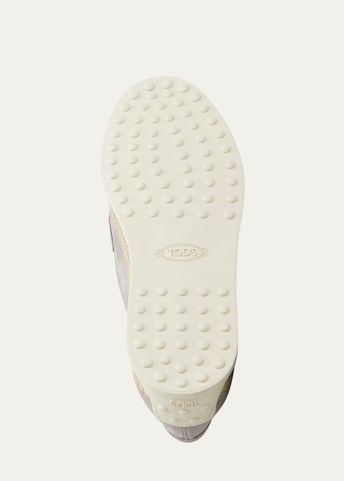 Tod'sGomma Suede T-Ring Espadrille Driver Loafers