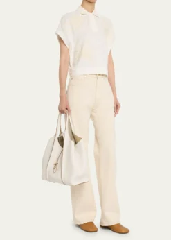 Tod'sMedium Leather T Timeless Tote Shopping Bag