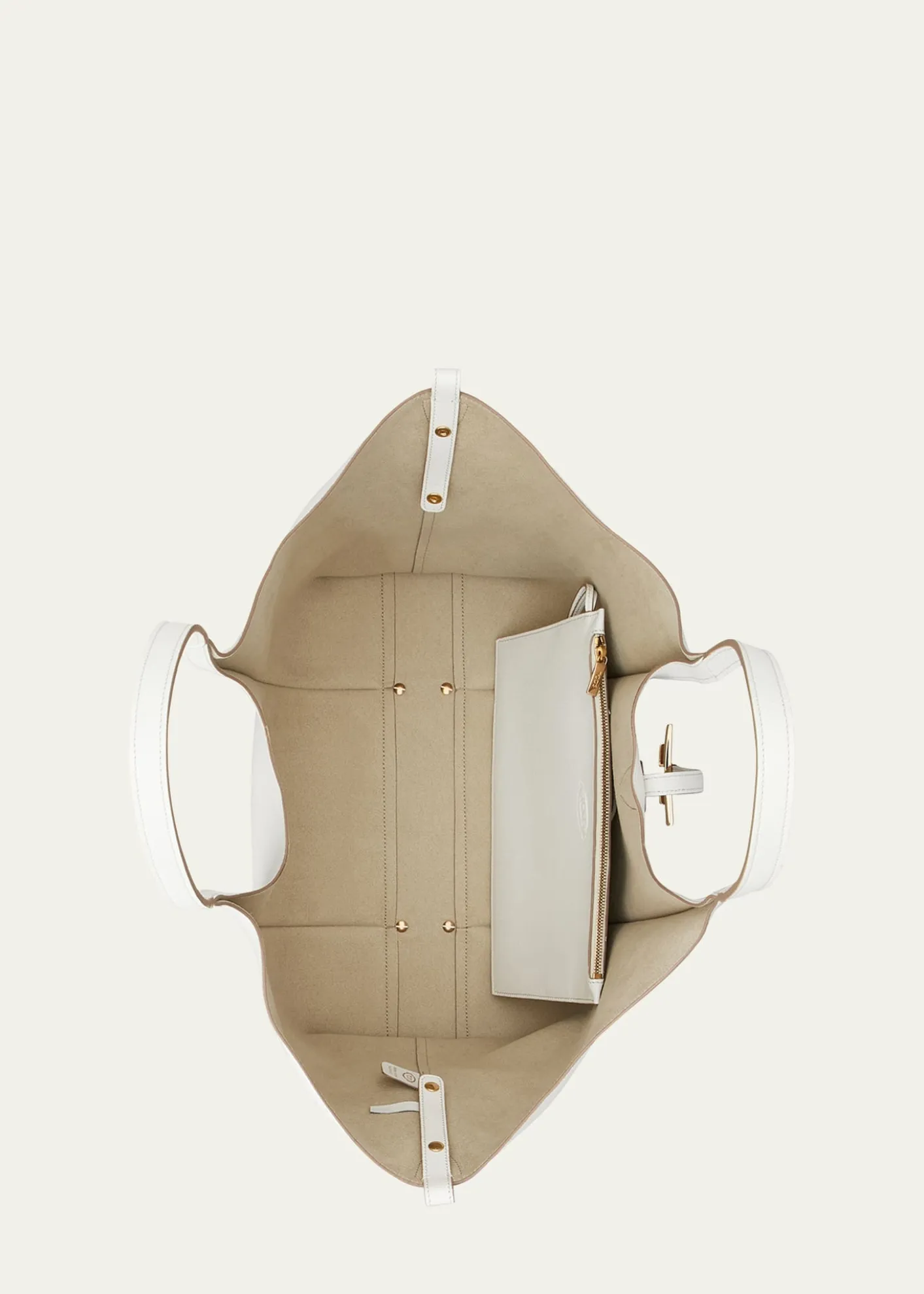 Tod'sMedium Leather T Timeless Tote Shopping Bag