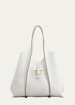 Tod'sMedium Leather T Timeless Tote Shopping Bag