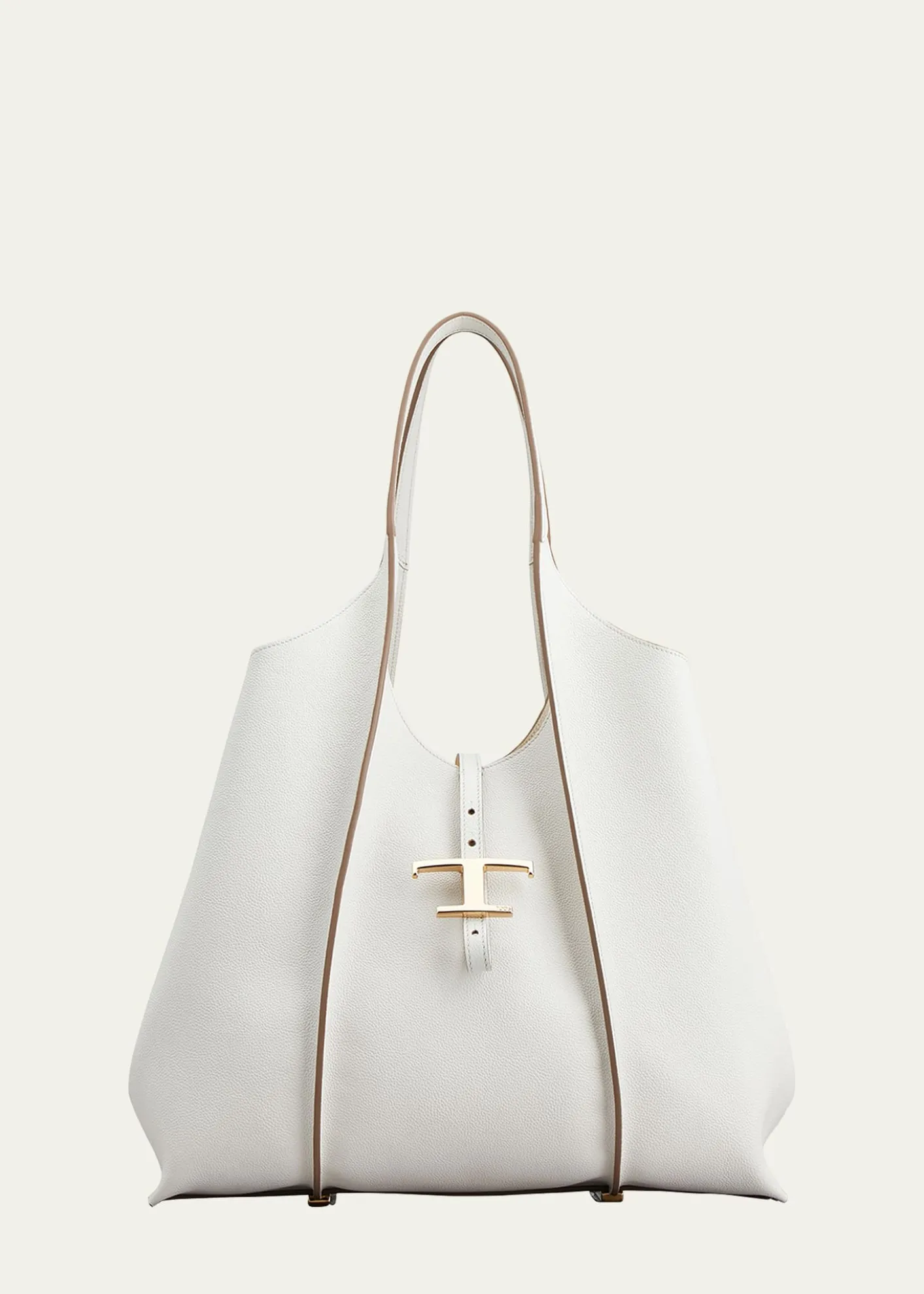 Tod'sMedium Leather T Timeless Tote Shopping Bag