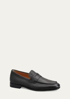 Tod'sMen's Mocassino Gomma Leather Penny Loafers