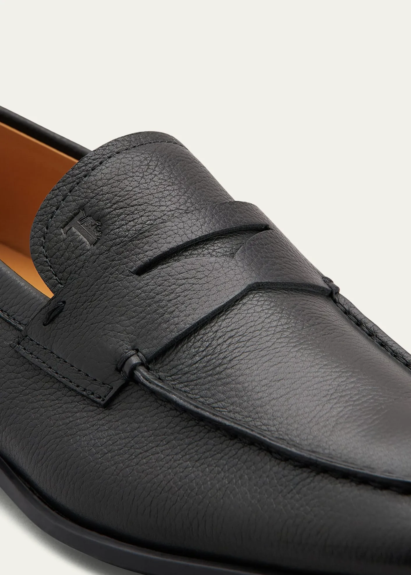 Tod'sMen's Mocassino Gomma Leather Penny Loafers