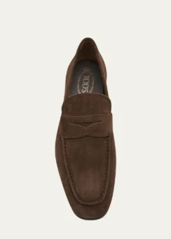 Tod'sMen's Moccasino Suede Penny Loafers