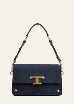 Tod'sMini Flap Denim Shoulder Bag