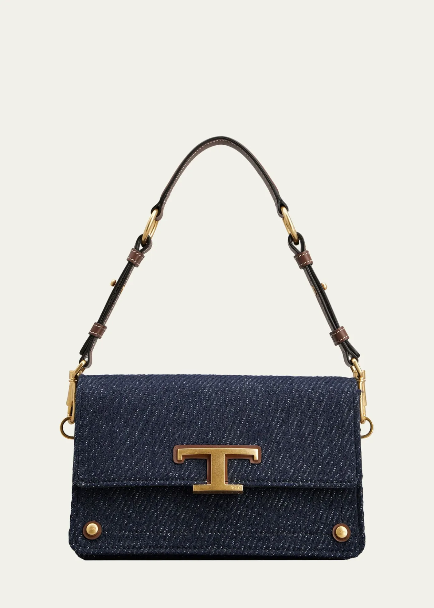 Tod'sMini Flap Denim Shoulder Bag