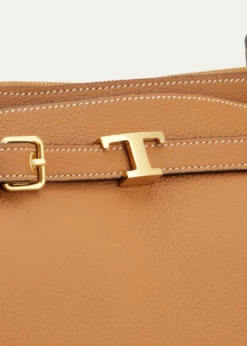 Tod'sSmall Timeless T Belted Leather Shoulder Bag