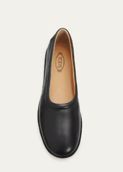 Tod'sStudded Nappa Leather Ballerina Flats