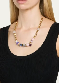 TOHUM DesignBlown Glass Charm Necklace