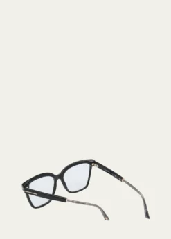 TOM FORDBlue Blocking Two-Tone Acetate Square Glasses