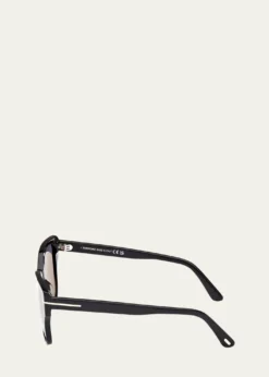 TOM FORDElsa Polarized Acetate Butterfly Sunglasses