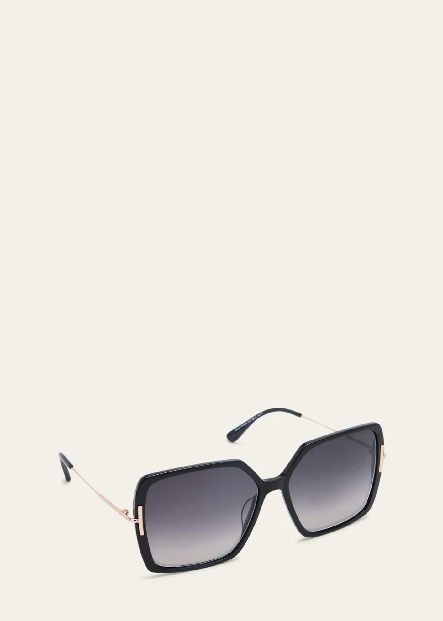TOM FORDJoanna Mixed-Media Butterfly Sunglasses