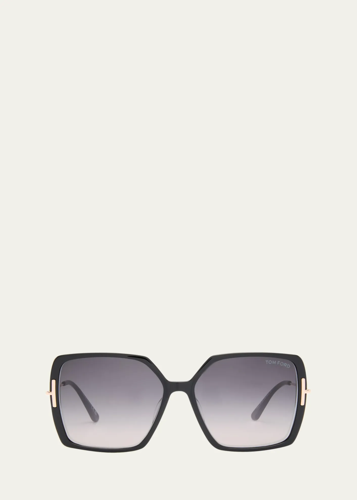 TOM FORDJoanna Mixed-Media Butterfly Sunglasses
