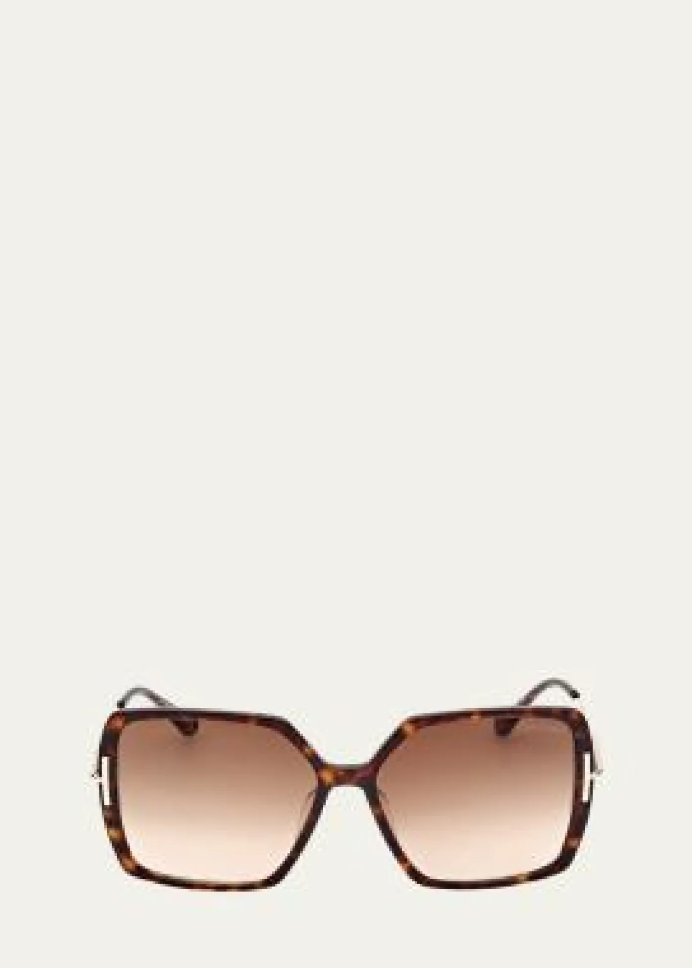 TOM FORDJoanna Mixed-Media Butterfly Sunglasses