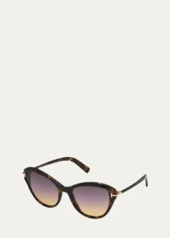 TOM FORDLeigh Acetate Cat-Eye Sunglasses