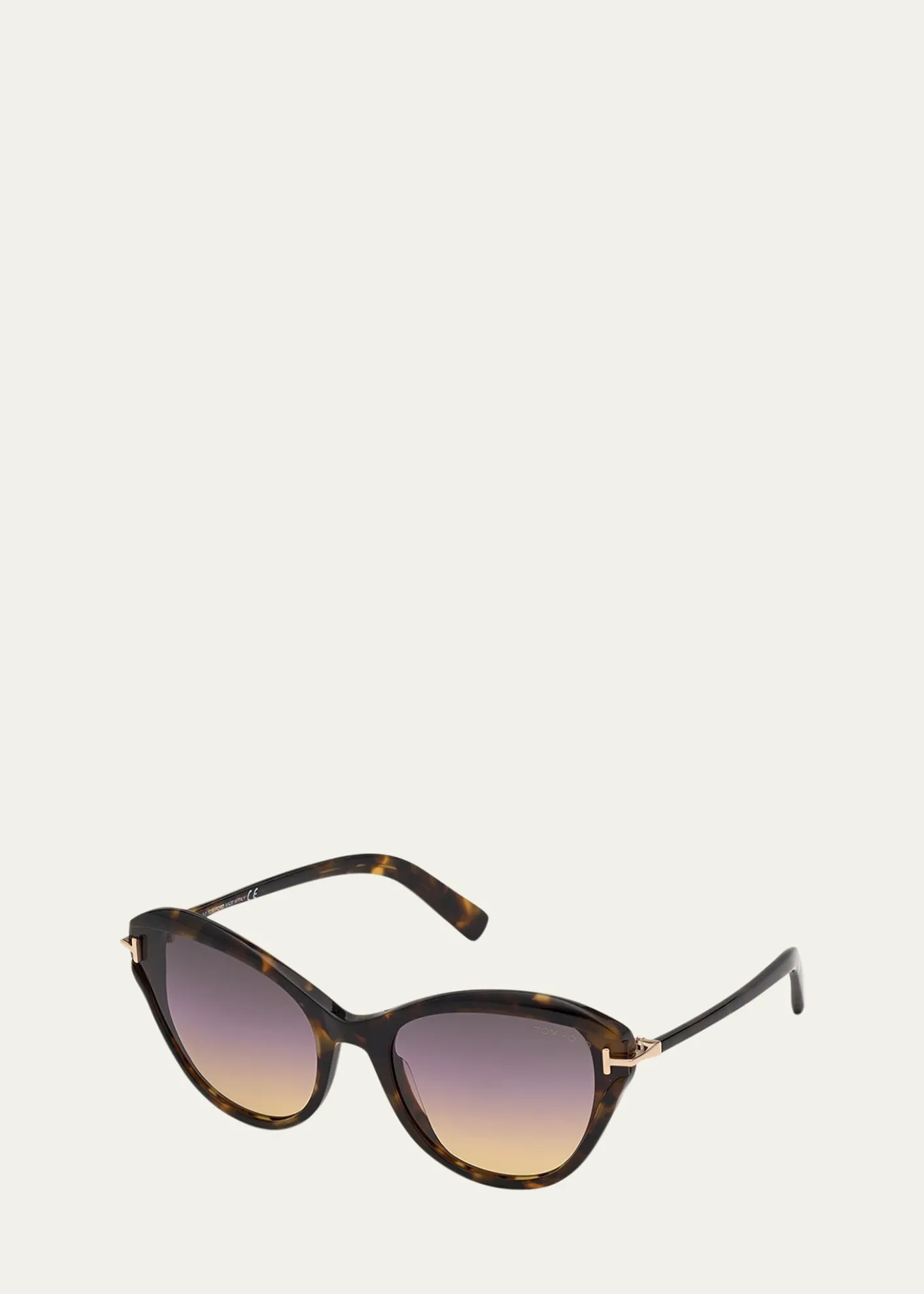 TOM FORDLeigh Acetate Cat-Eye Sunglasses
