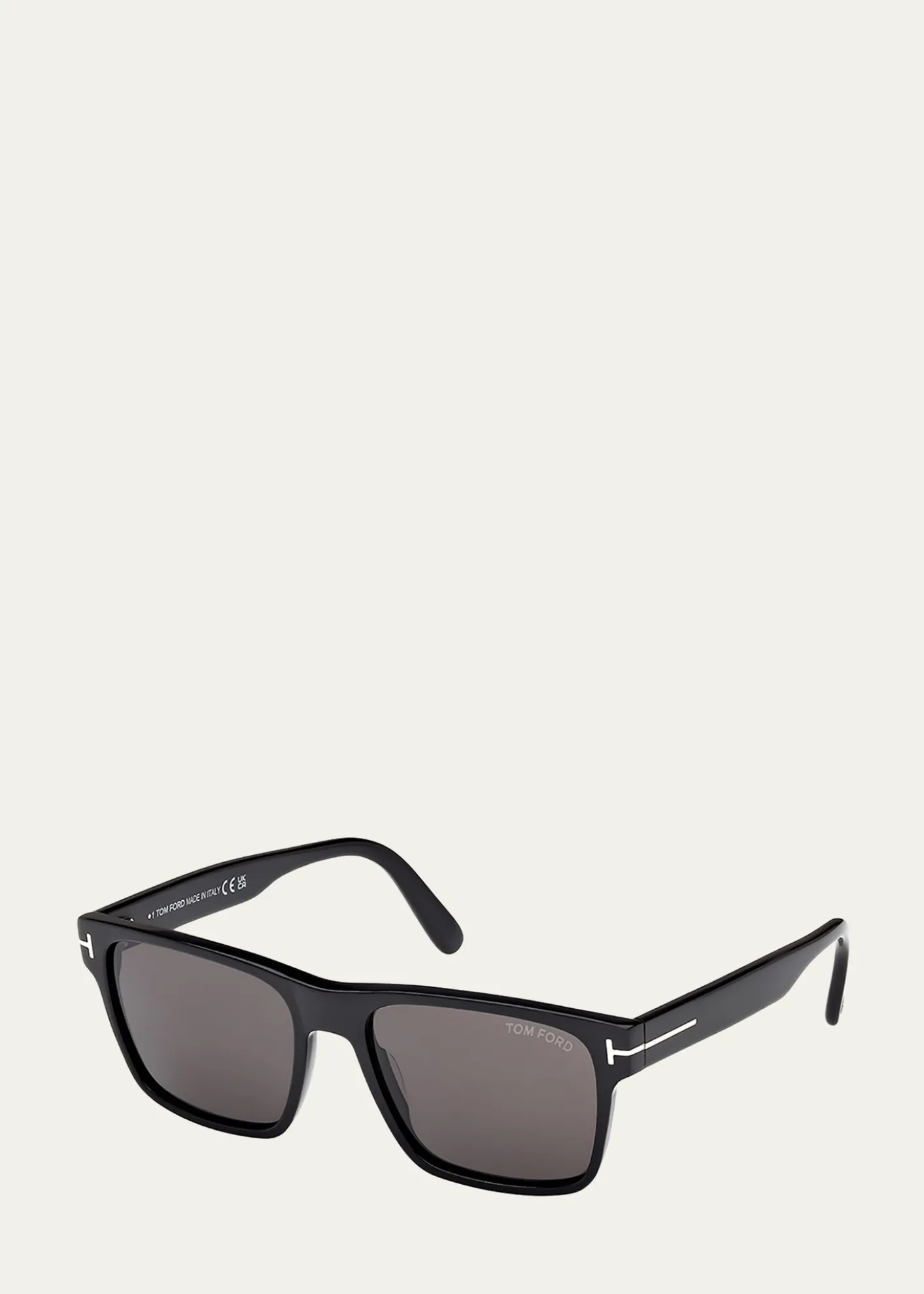 TOM FORDMen's Calder Acetate Square Sunglasses