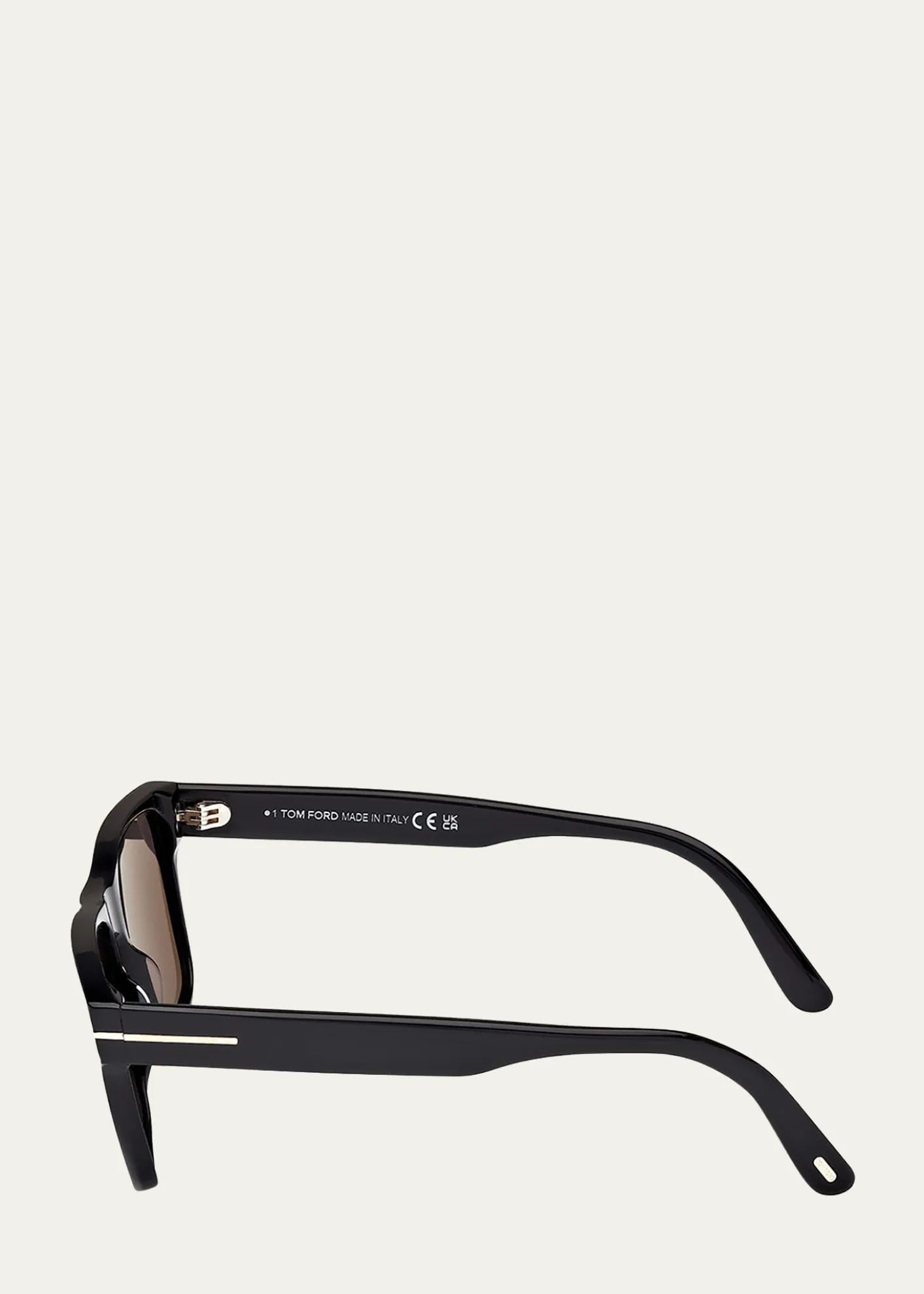 TOM FORDMen's Calder Acetate Square Sunglasses